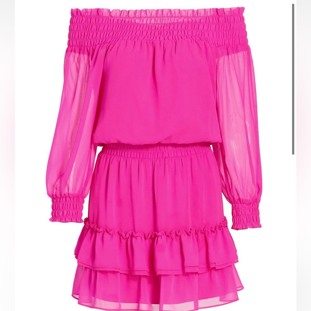 Generation Love Ruffled Chiffon Mini Dress